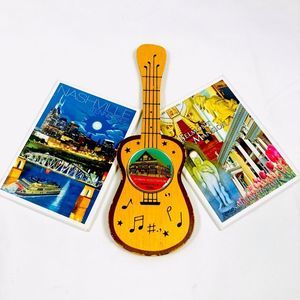 Music City USA Nashville Souvenir Magnet Lot Of 3